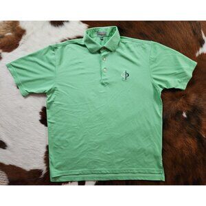 Peter Millar Summer Comfort Hilton Head Stretch Polo Shirt Men XL Golf Active